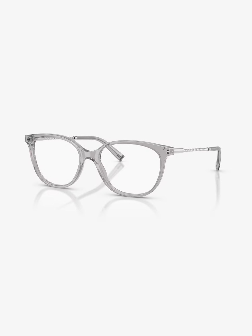 Tiffany & Co. TF2168 eyeglasses - prescription EUC metal & acetate clear